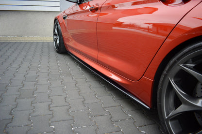 Seitenschweller Ansatz für BMW M6 GRAN COUPÉ schwarz matt