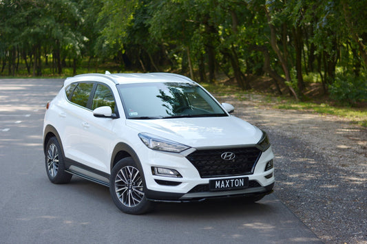 Seitenschweller Ansatz für Hyundai Tucson Mk3 Facelift Carbon Look