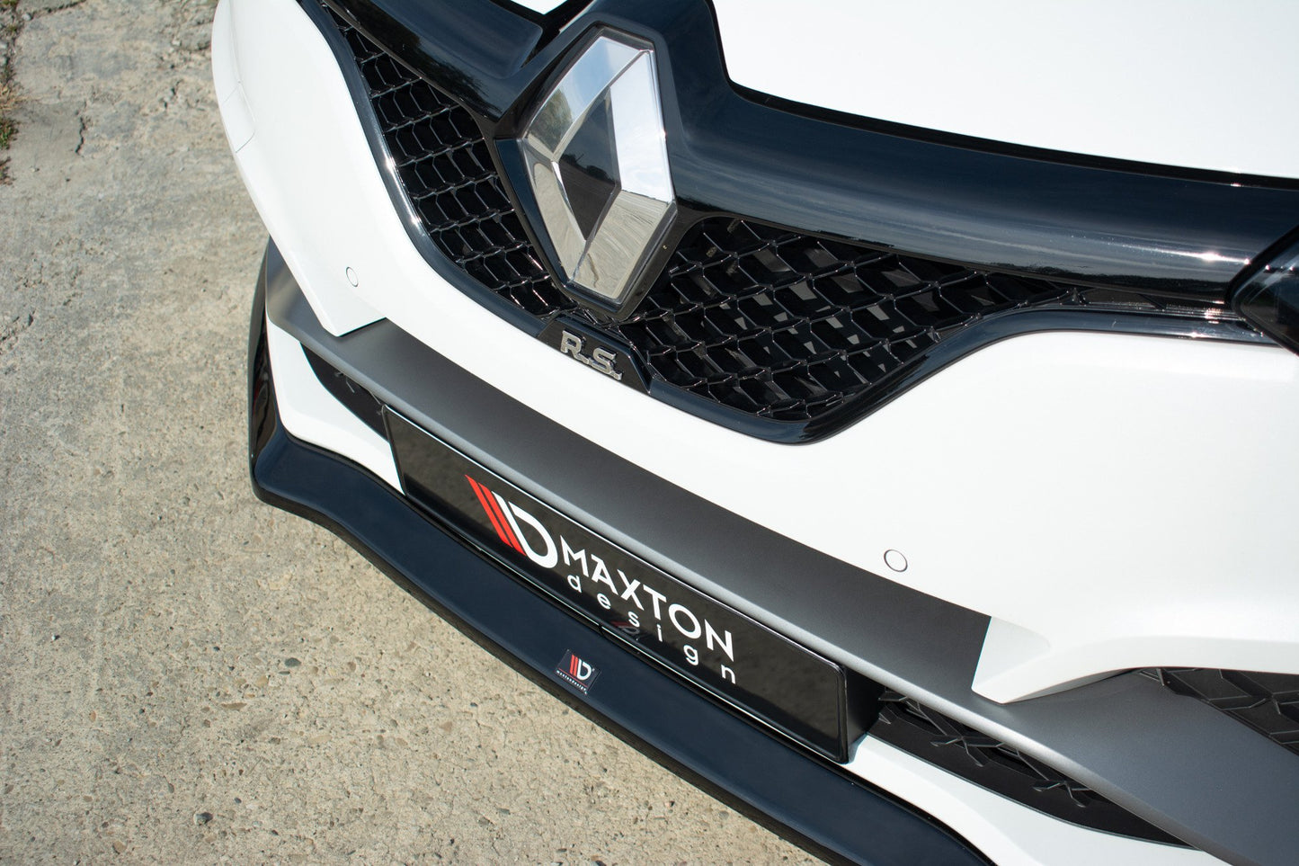 Front Ansatz V.2 für Renault Megane IV RS schwarz matt