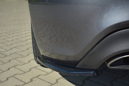 Heck Ansatz Flaps Diffusor für HYUNDAI GENESIS COUPÉ MK.1 Carbon Look