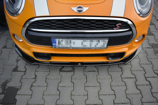 Front Ansatz für MINI COOPER S MK3 vor Facelift 3-Türer (F56) schwarz Hochglanz