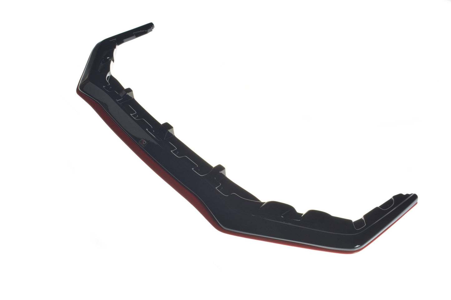 Front Ansatz passend für V.3 passend für SUBARU  WRX STI schwarz+Rot Hochglanz