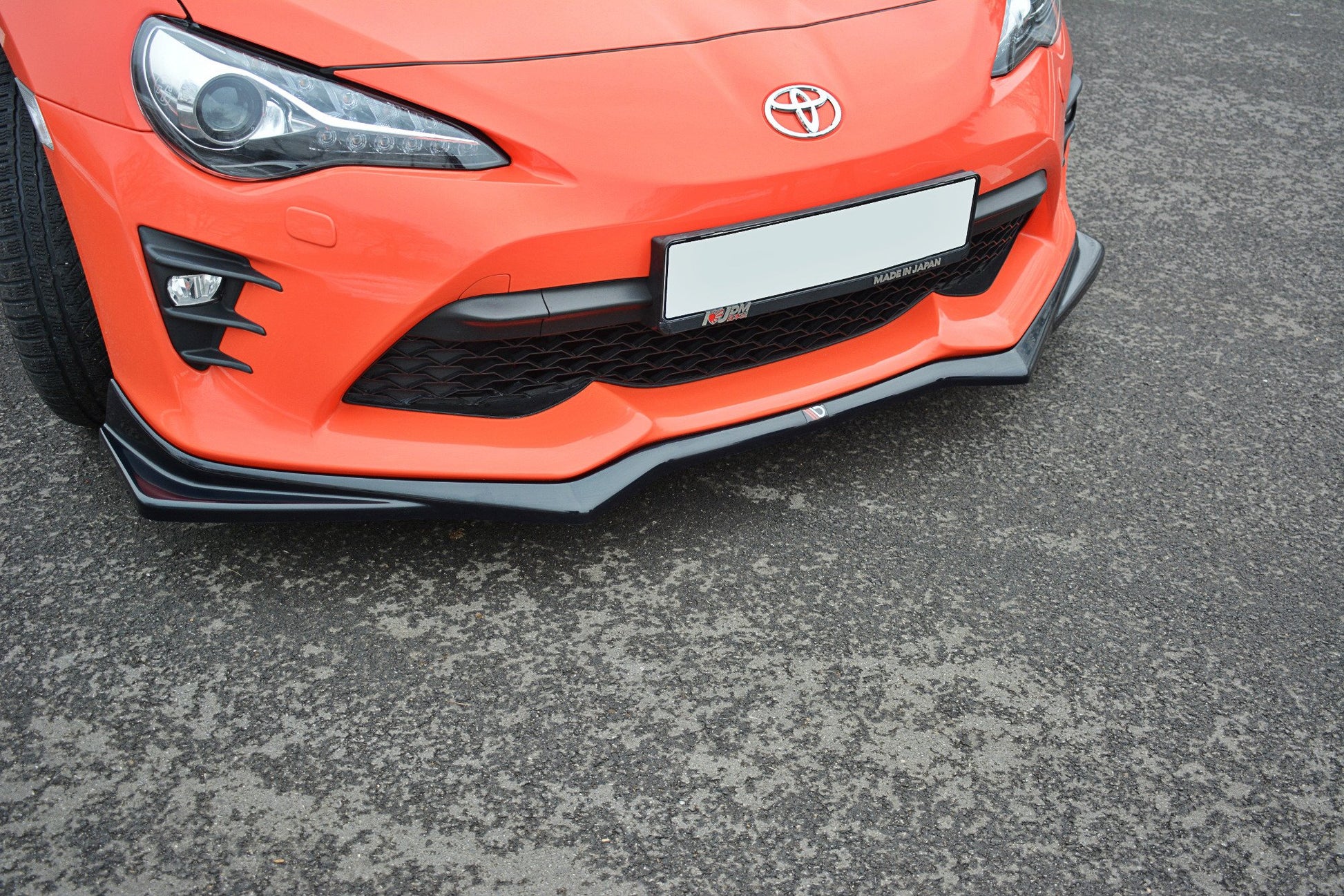Front Ansatz V.2 für TOYOTA GT86 FACELIFT schwarz matt
