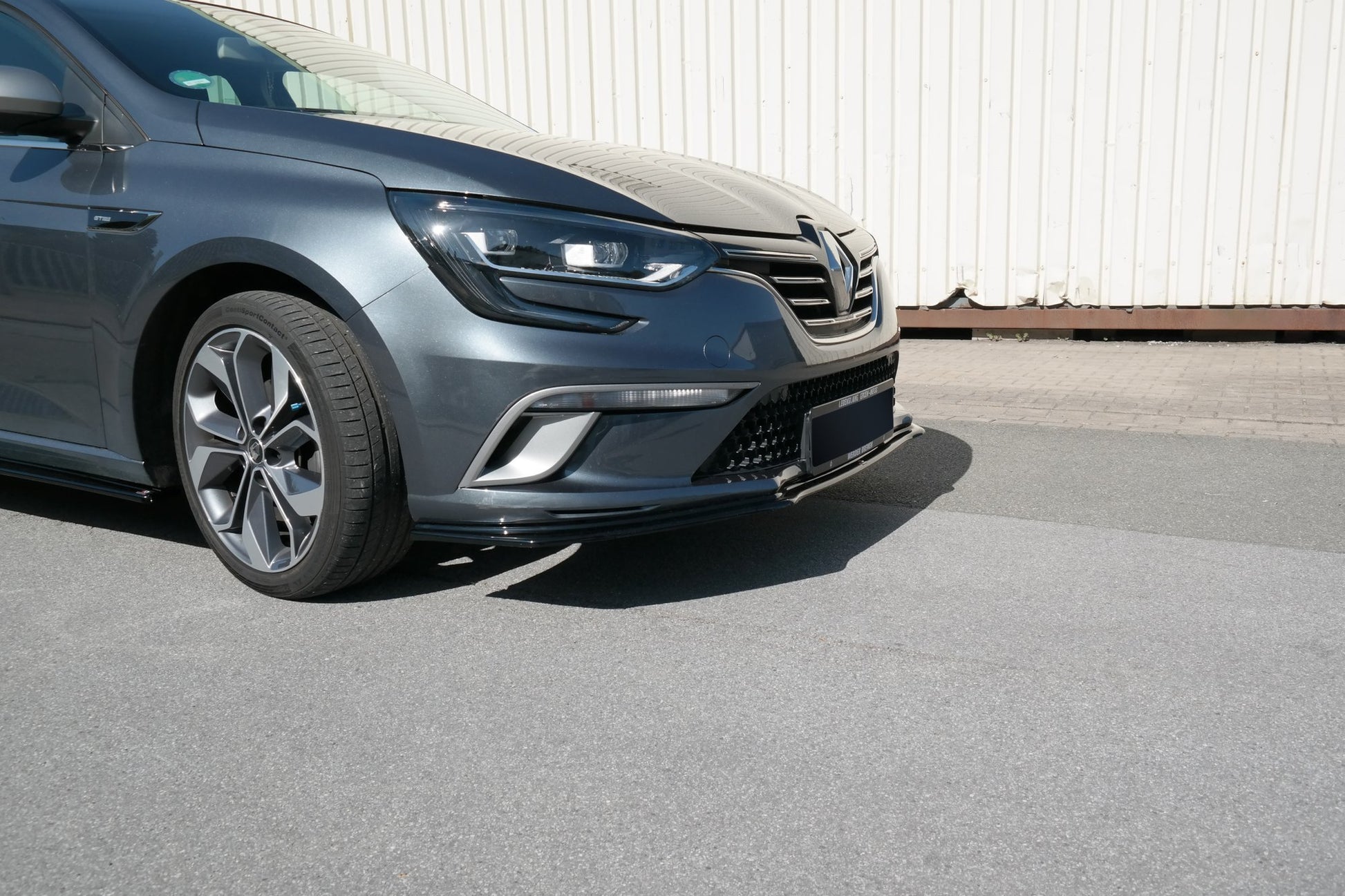 Front Ansatz für Renault Megane Mk.4 GT-Line schwarz matt