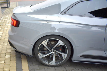 Heck Ansatz Flaps Diffusor für Audi RS5 F5 Coupe  schwarz Hochglanz