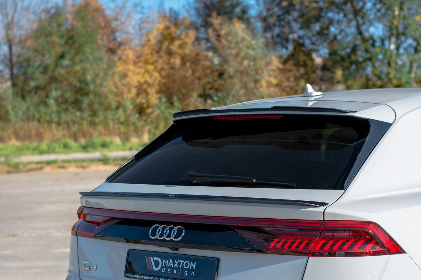 Spoiler CAP V.1 für Audi Q8 S-line Carbon Look