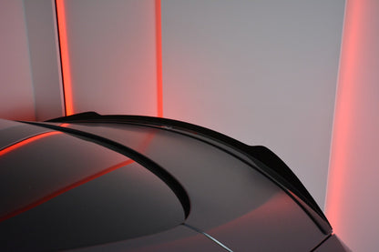 Spoiler CAP für MERCEDES- BENZ C-KLASSE W205 COUPE AMG-LINE schwarz Hochglanz