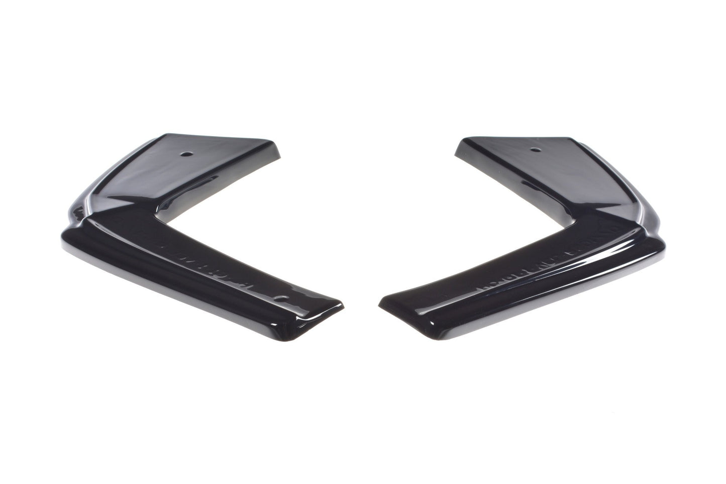 Heck Ansatz Flaps Diffusor für ALFA ROMEO GIULIA VELOCE  schwarz Hochglanz