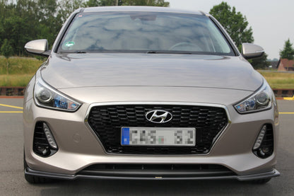 Front Ansatz V.1 für HYUNDAI I30 MK3 HATCHBACK  Carbon Look
