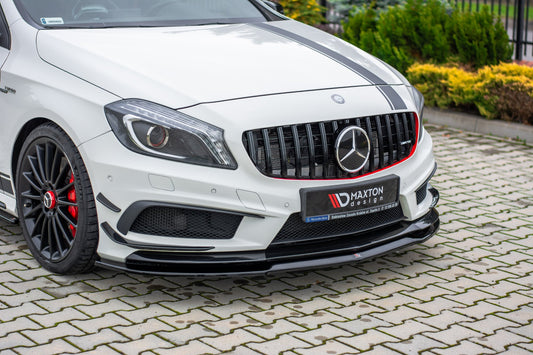 Front Ansatz für Mercedes A45 AMG W176 schwarz matt