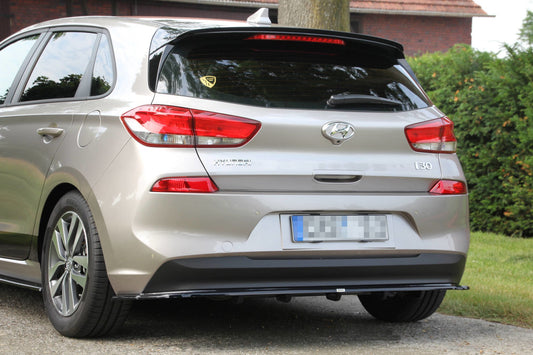 Spoiler CAP für HYUNDAI I30 MK3 HATCHBACK schwarz matt