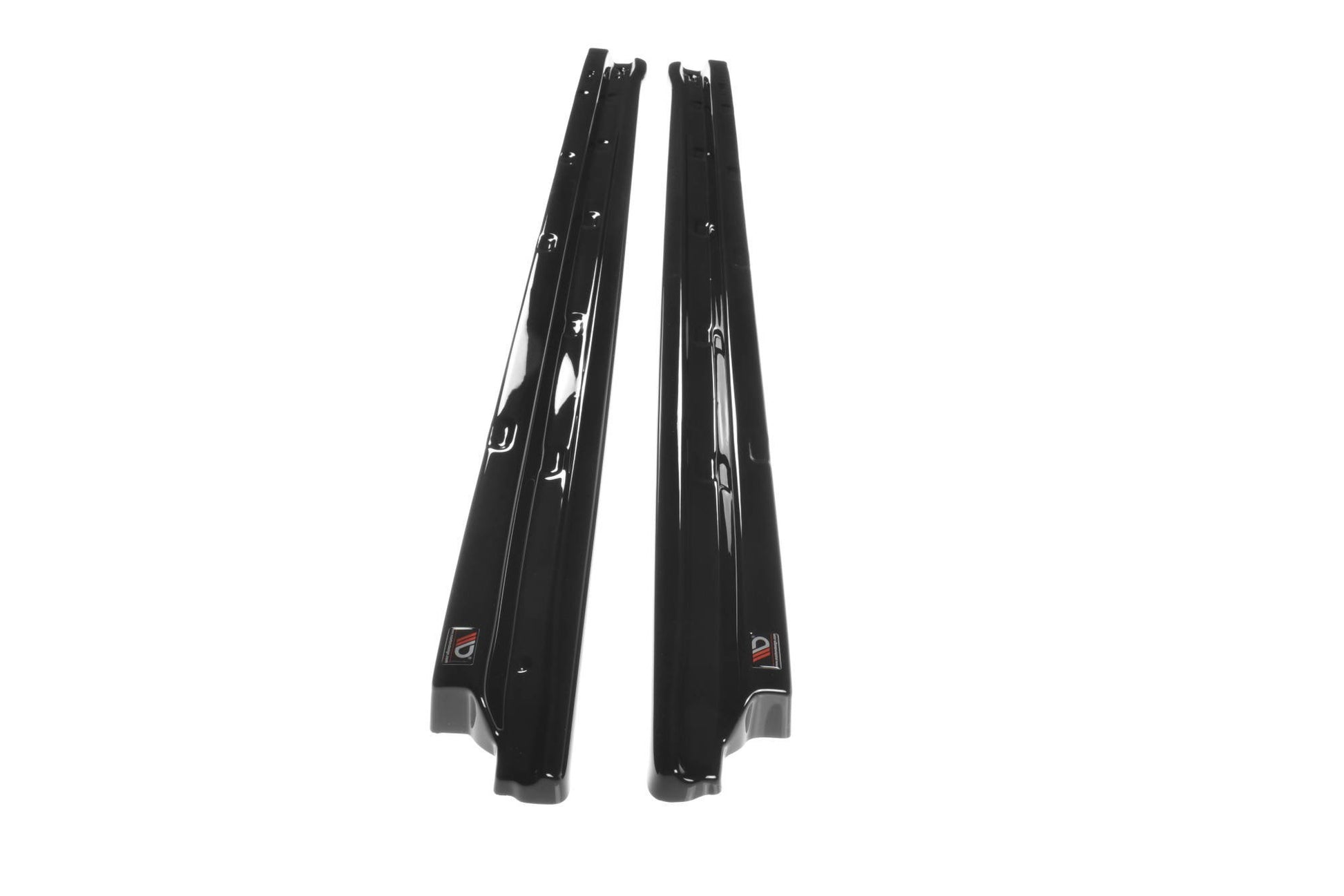 Seitenschweller Ansatz für FIAT 500 HATCHBACK vor Facelift schwarz matt