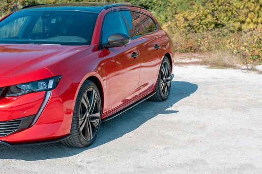 Seitenschweller Ansatz für Peugeot 508 Mk2 Carbon Look