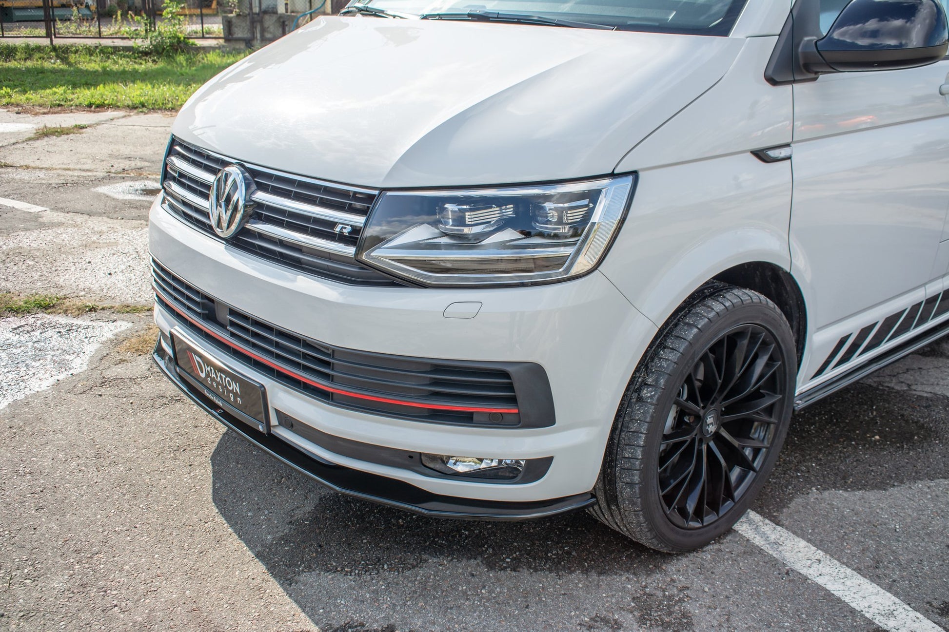 Front Ansatz V.2 für Volkswagen T6  Carbon Look