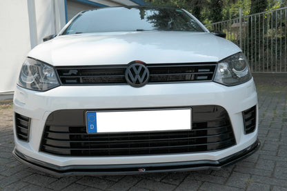 Front Ansatz für VOLKSWAGEN POLO MK5 R WRC Carbon Look