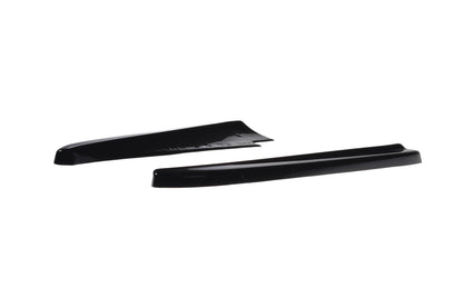 Heck Ansatz Flaps Diffusor für MASERATI QUATTROPORTE MK.6 vor Facelift schwarz Hochglanz