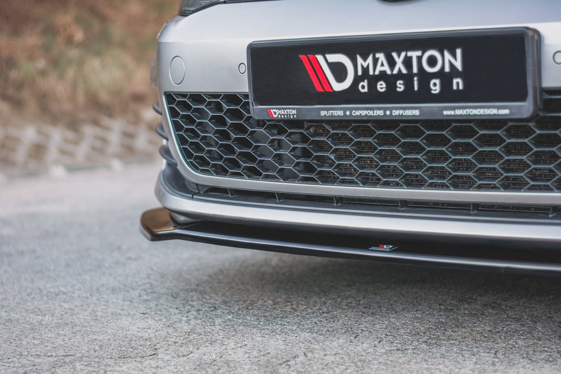 Front Ansatz V.2 für VW Golf 7 GTI  schwarz matt