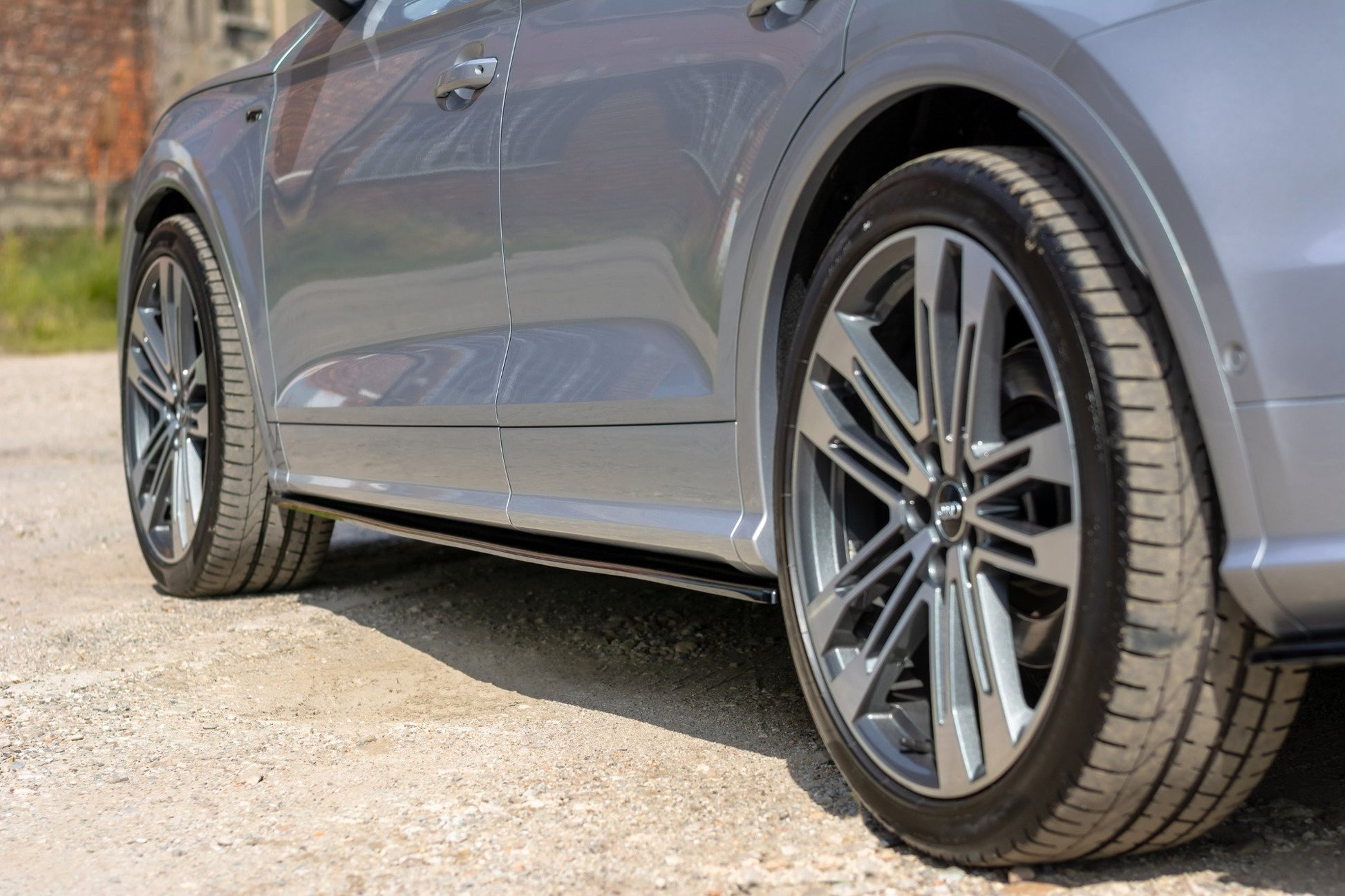 Seitenschweller Ansatz für Audi SQ5/Q5 S-line MkII Carbon Look