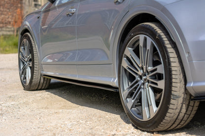 Seitenschweller Ansatz für Audi SQ5/Q5 S-line MkII Carbon Look