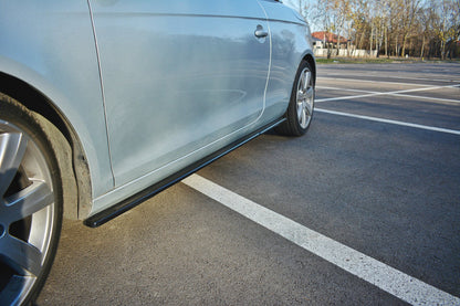 Seitenschweller Ansatz für VW EOS schwarz matt