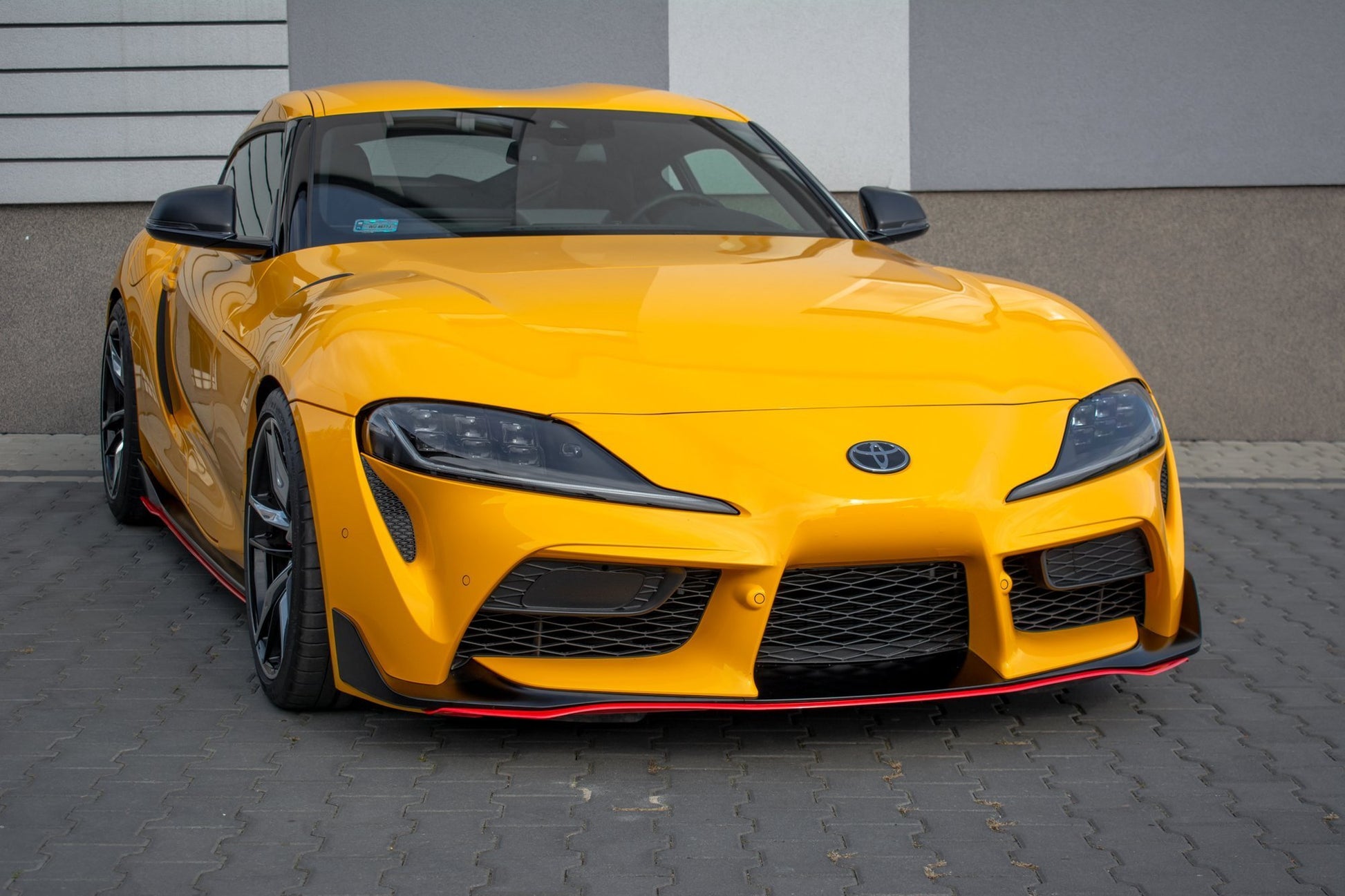 Front Ansatz V.3 für Toyota Supra Mk5 schwarz matt