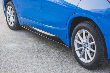 Seitenschweller Ansatz für BMW X2 F39 M-Paket Carbon Look