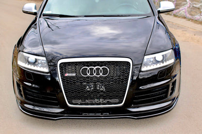 Front Ansatz für AUDI RS6 C6 schwarz matt