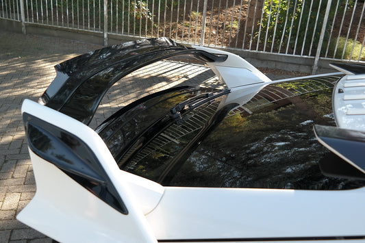 Unterer Spoiler CAP V.3 für HONDA CIVIC X TYPE R schwarz Hochglanz