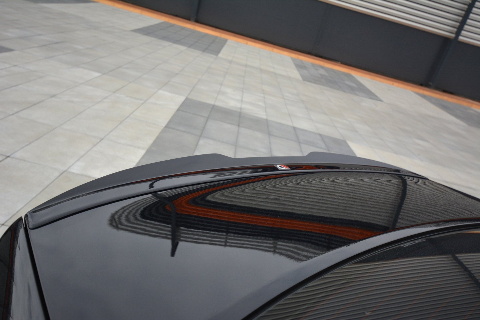 Spoiler CAP für HONDA ACCORD MK8. CU-Serie vor Facelift SEDAN Carbon Look