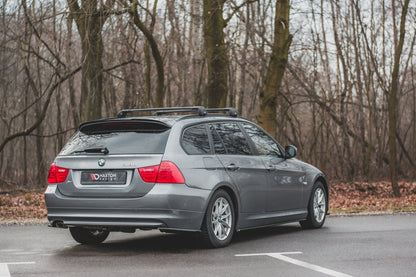 Seitenschweller Ansatz für BMW 3er E90/E91 Facelift schwarz matt