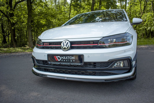 Front Ansatz V.3 für VW Polo GTI Mk6 schwarz matt