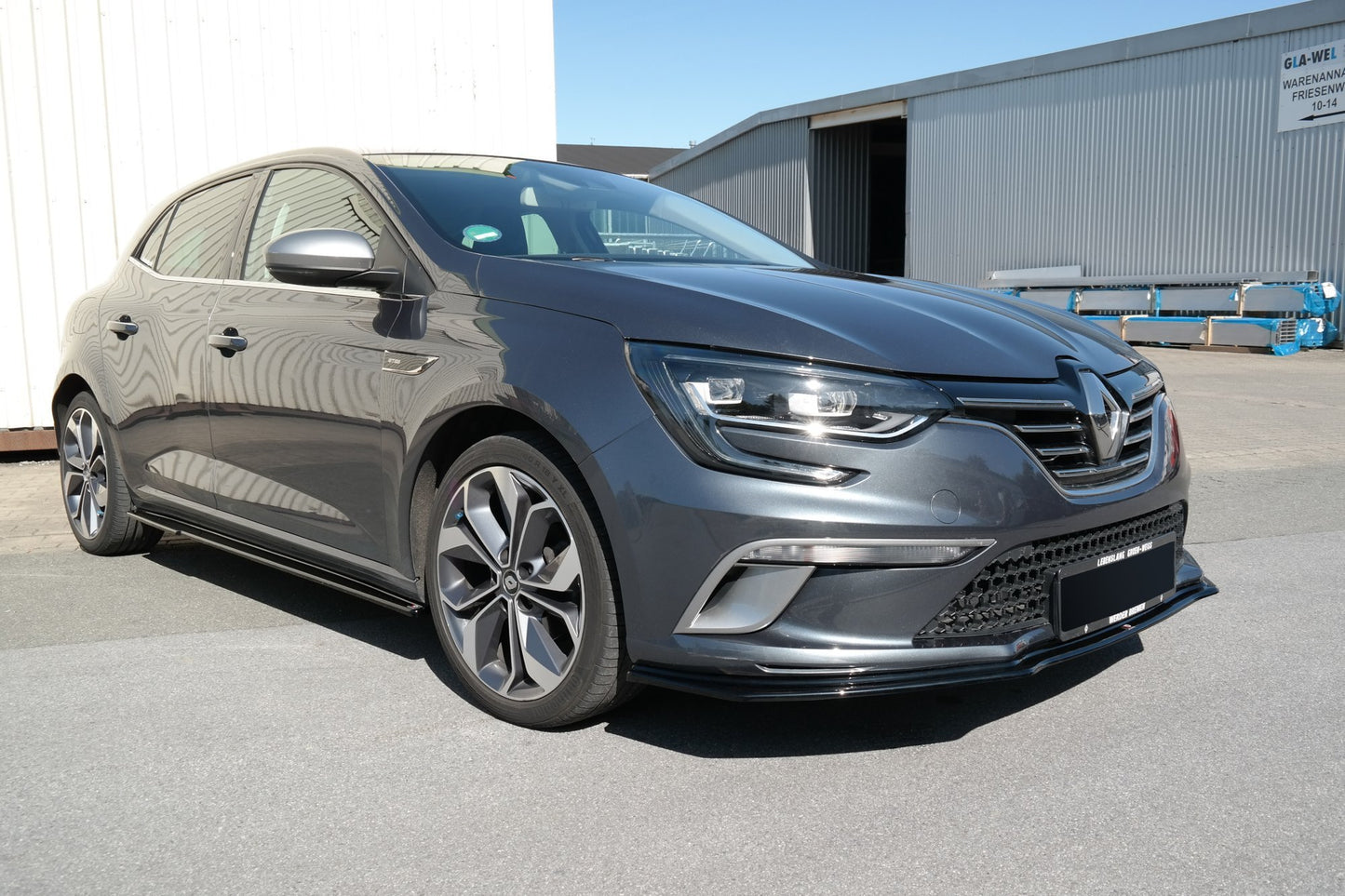 Front Ansatz für Renault Megane Mk.4 GT-Line schwarz matt