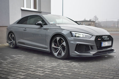 Seitenschweller Ansatz für Audi RS5 F5 Coupe schwarz Hochglanz