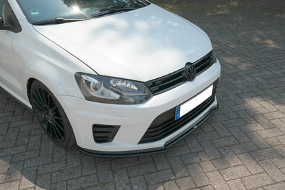 Front Ansatz für VOLKSWAGEN POLO MK5 R WRC schwarz matt