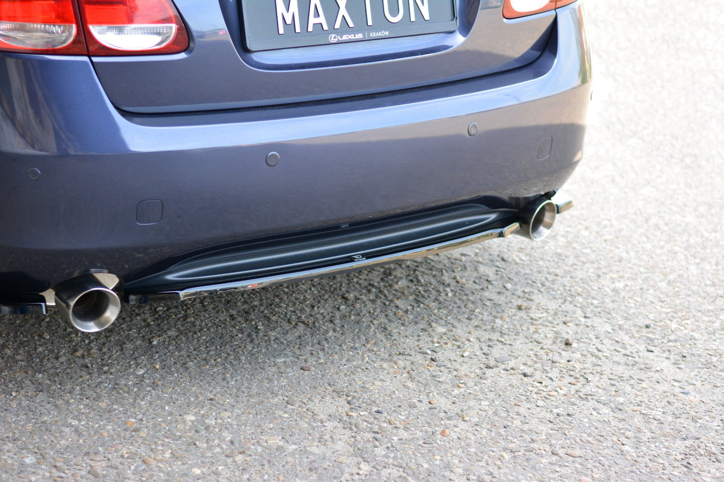 Mittlerer Diffusor Heck Ansatz für LEXUS GS MK.3 Carbon Look