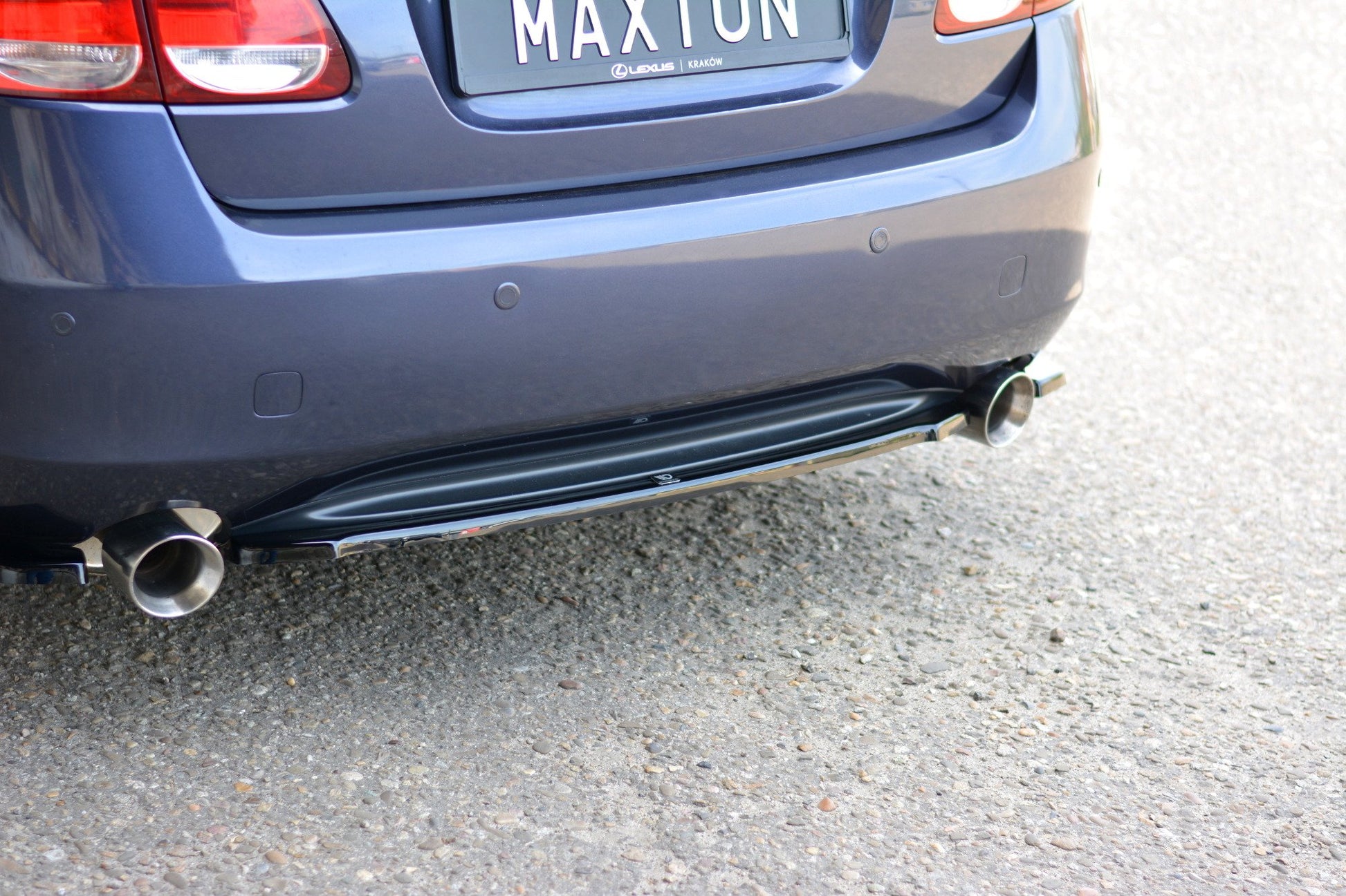 Mittlerer Diffusor Heck Ansatz für LEXUS GS MK.3 Carbon Look