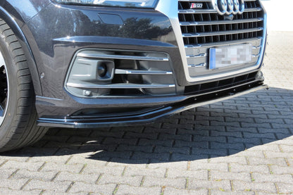 Front Ansatz für Audi SQ7 / Q7 S-Line Mk.2 schwarz matt