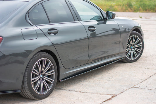 Seitenschweller Ansatz für BMW 3er G20 M Paket schwarz matt