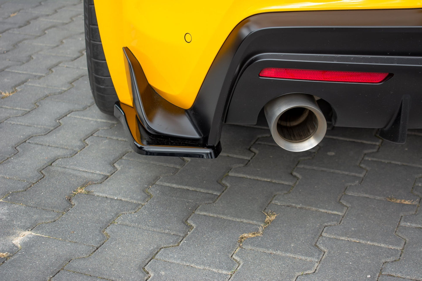 Heck Ansatz Flaps Diffusor V.1 für Toyota Supra Mk5 schwarz matt