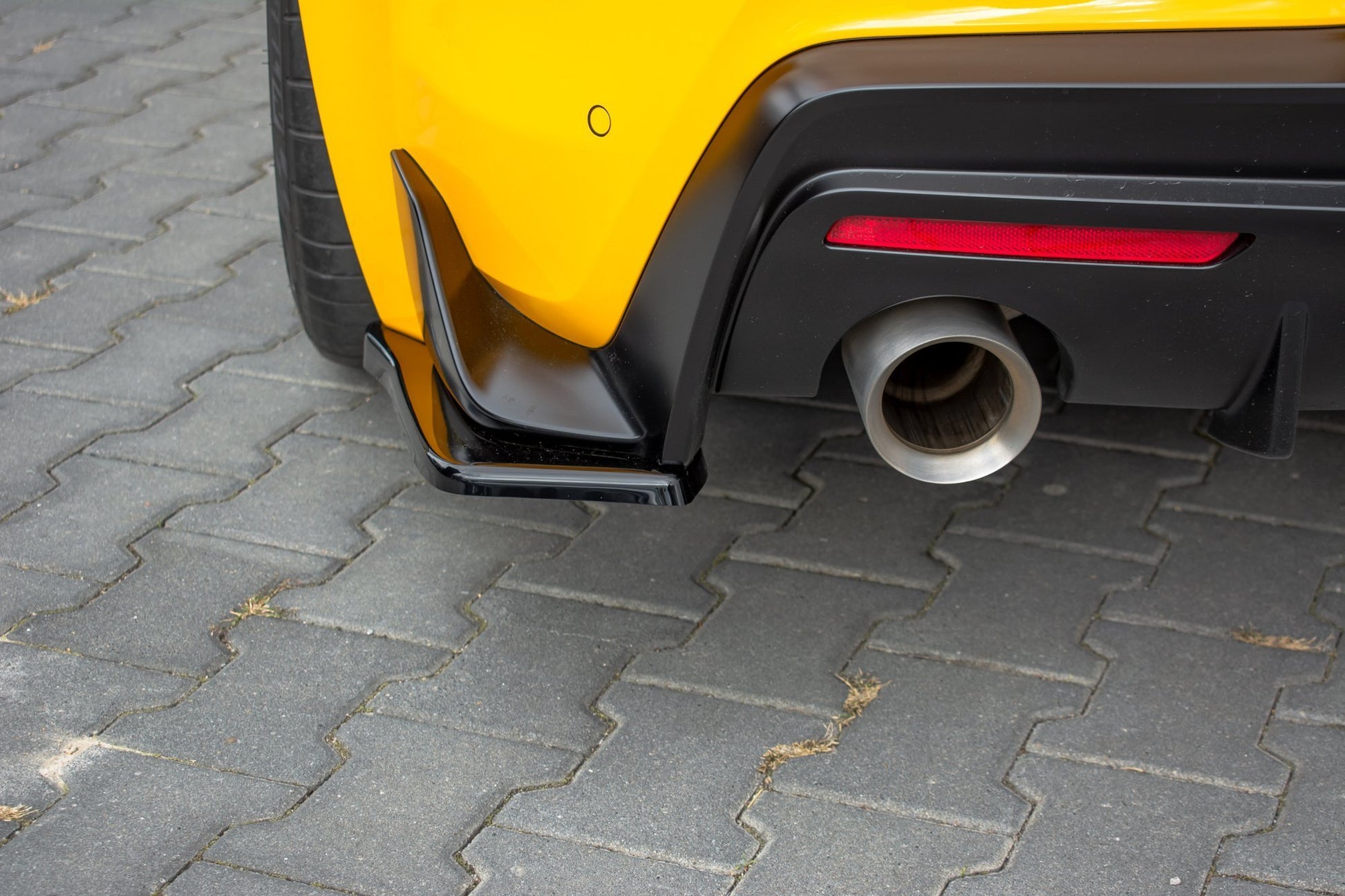 Heck Ansatz Flaps Diffusor V.1 für Toyota Supra Mk5 schwarz matt