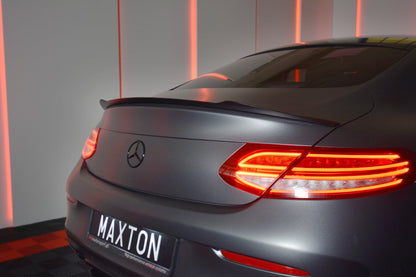 Spoiler CAP für MERCEDES- BENZ C-KLASSE W205 COUPE AMG-LINE Carbon Look