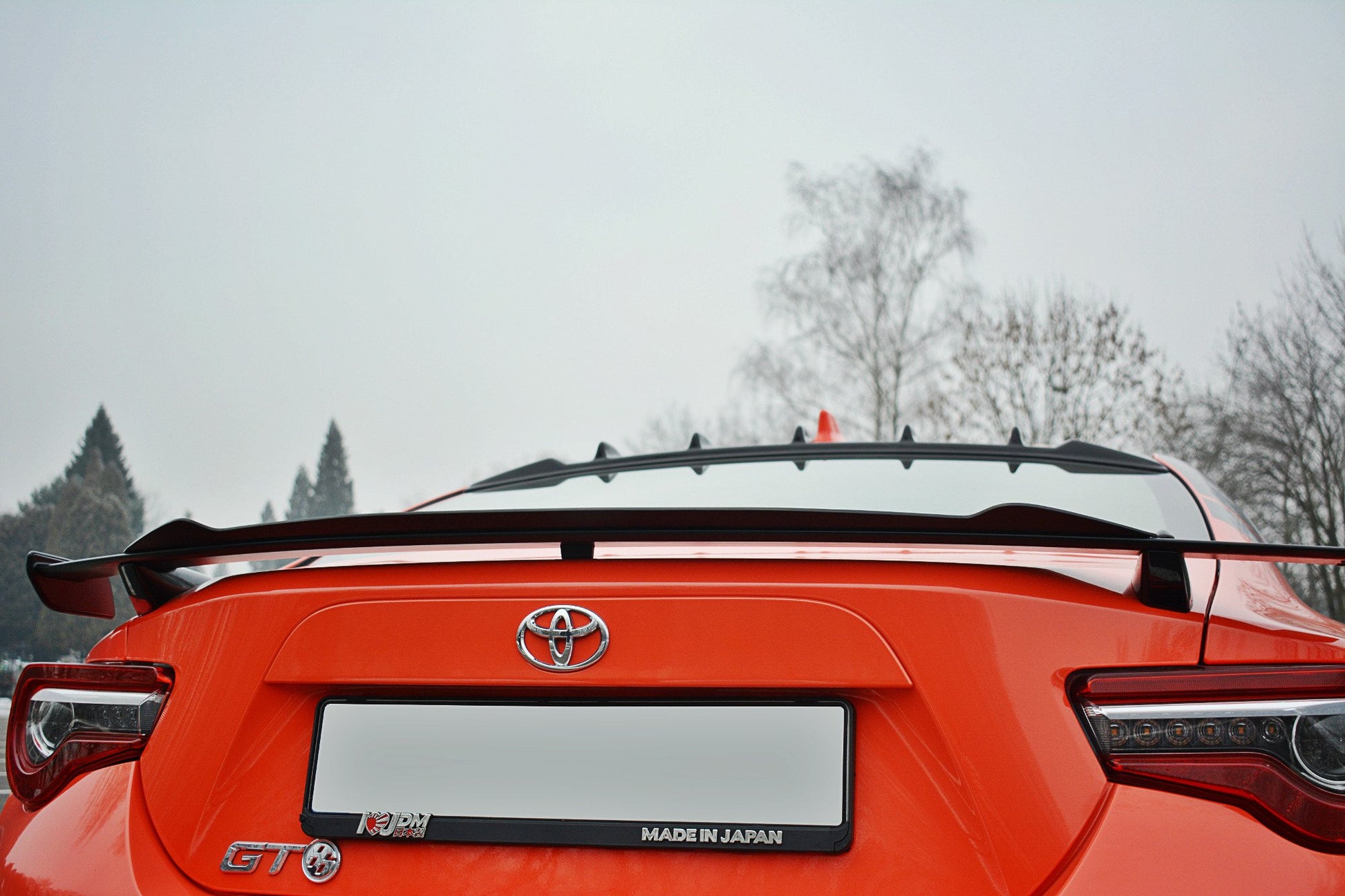 Spoiler CAP V.2 für SUBARU BRZ/ TOYOTA GT86 FACELIFT   schwarz matt
