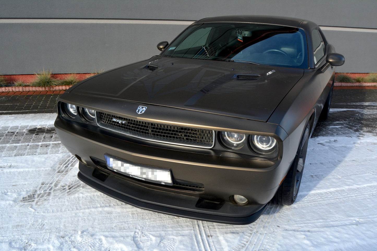 Front Ansatz für DODGE CHALLENGER MK3. PHASE-I SRT8 COUPE  Carbon Look