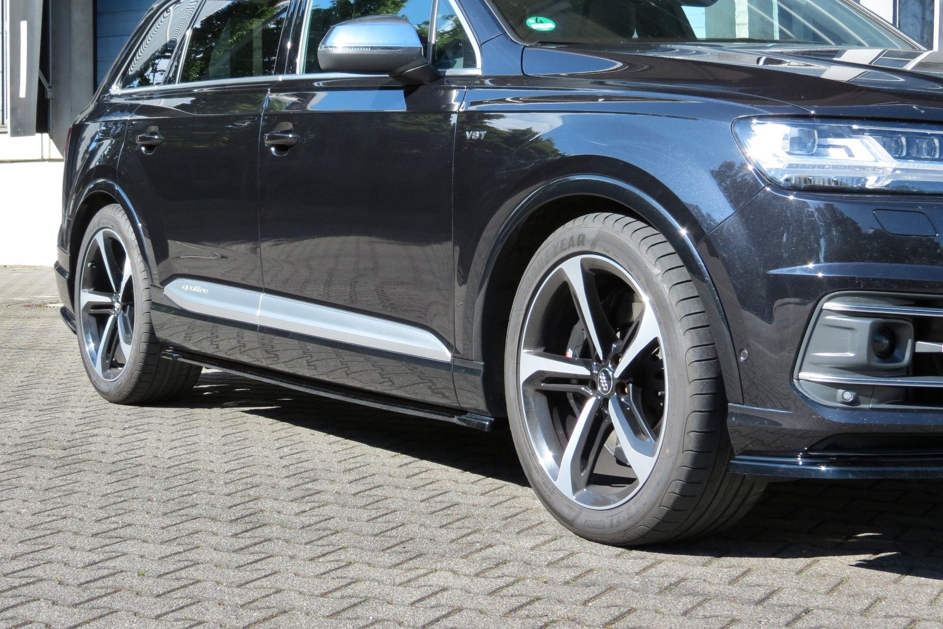 Seitenschweller Ansatz für Audi SQ7 / Q7 S-Line Mk.2 Carbon Look