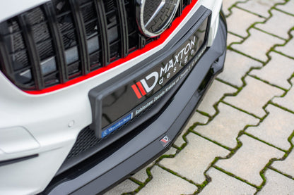 Front Ansatz für Mercedes A45 AMG W176 schwarz matt