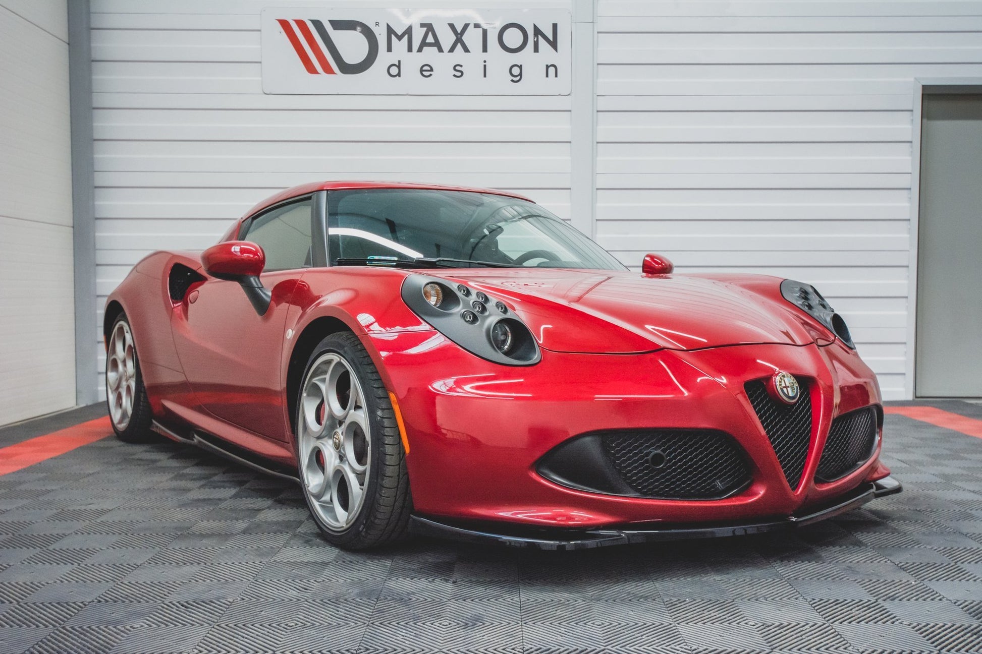Front Ansatz für Alfa Romeo 4C Carbon Look