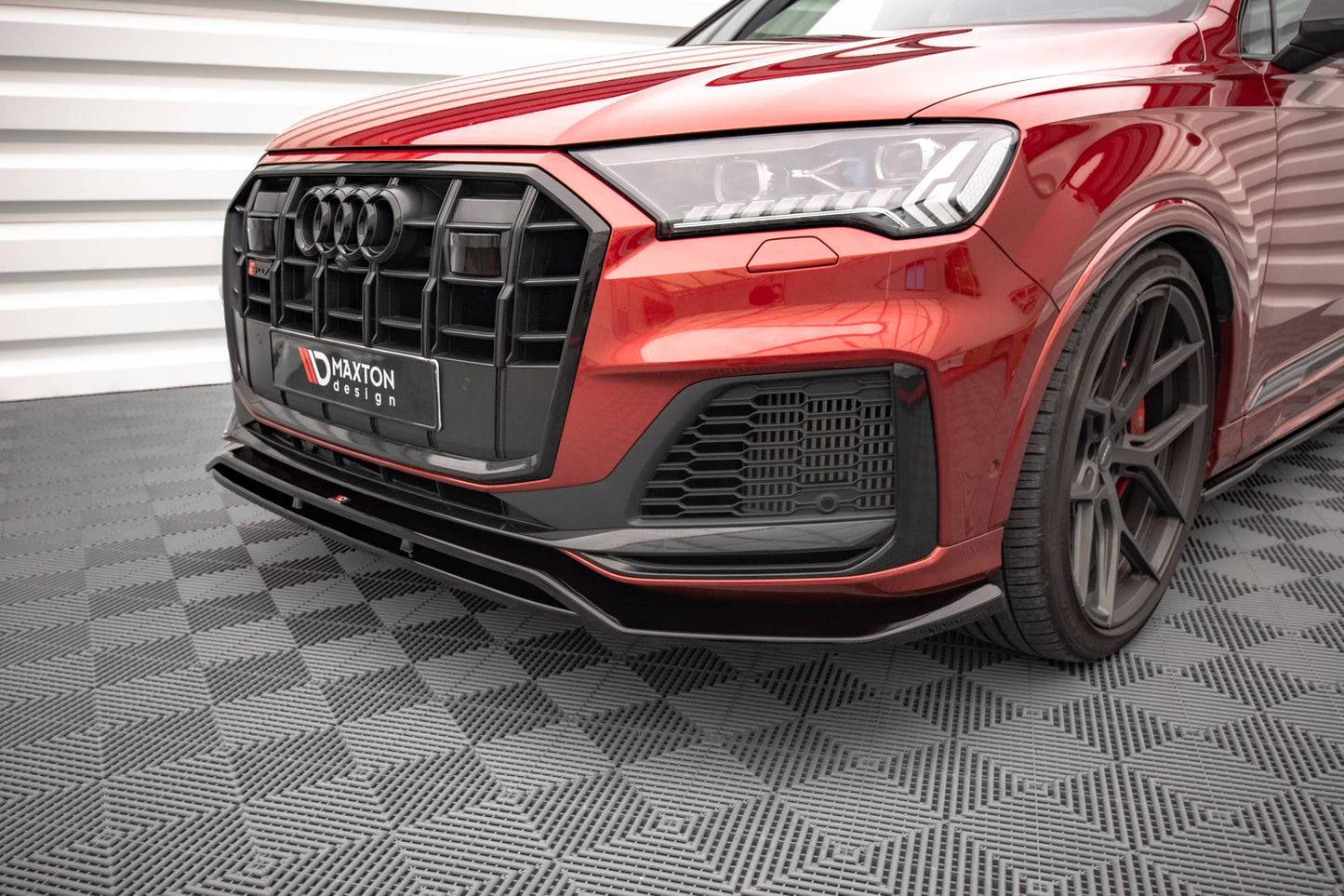 Front Ansatz für Audi SQ7 /Q7 S-Line Mk2 (4M) Facelift  schwarz Hochglanz