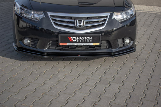 Front Ansatz für Honda Accord VIII (CU Series) Facelift schwarz matt