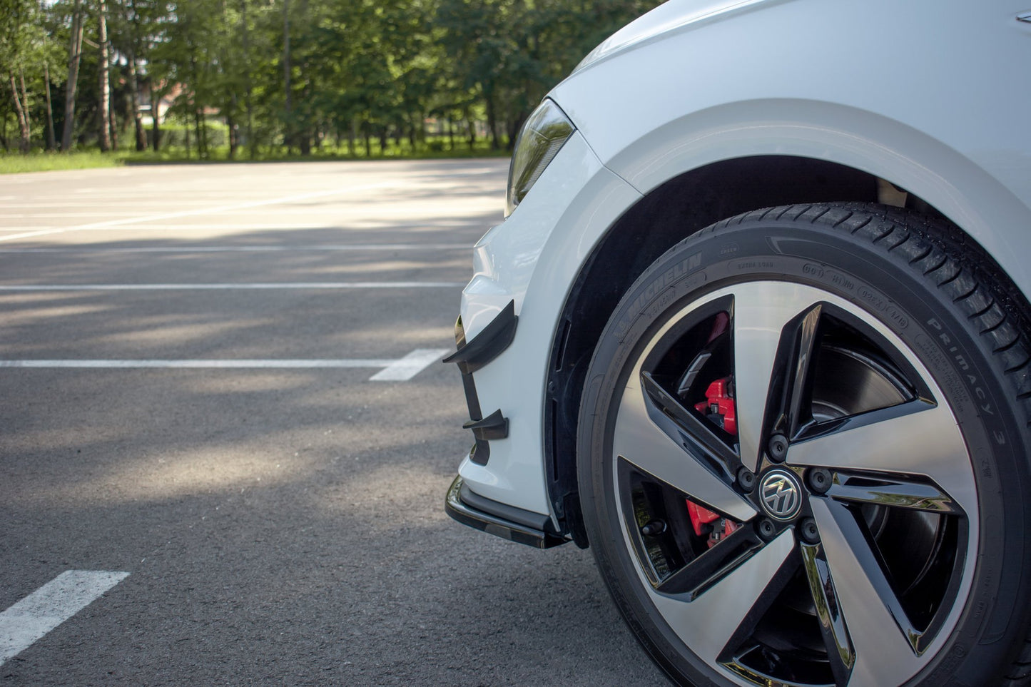 Stoßstangenflügel vorne (Canards) VW Polo GTI Mk 6