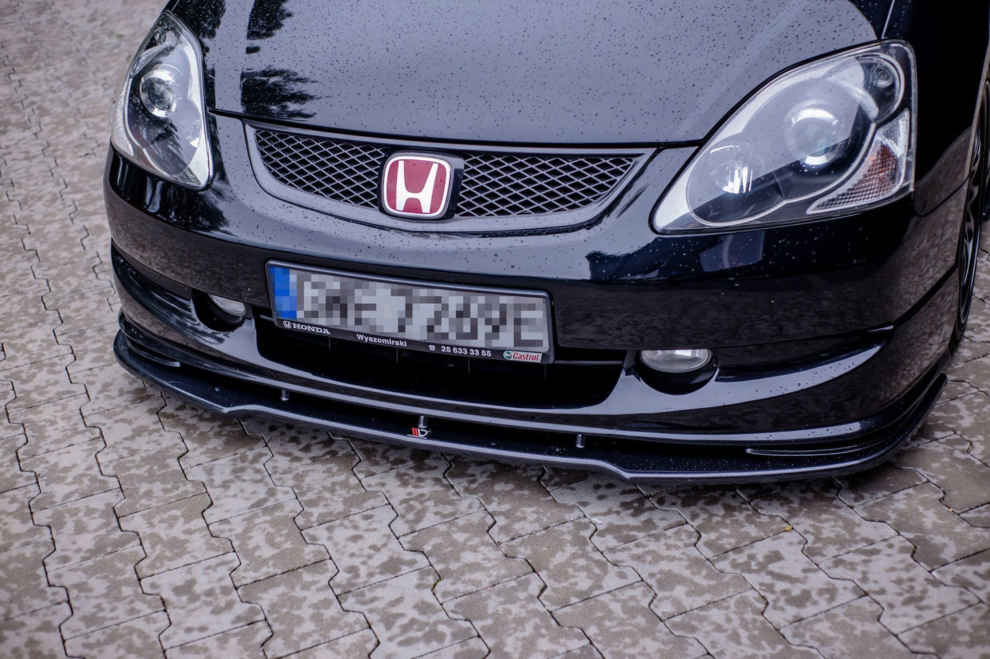 Front Ansatz V.1 für HONDA CIVIC EP3 (MK7) TYPE-R/S FACELIFT  Carbon Look